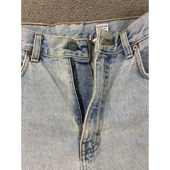 Vintage Calvin Klein Jeans Women 10 Blue Denim Super Slim Enzyme Wash USA Made - Picture 9 of 13
